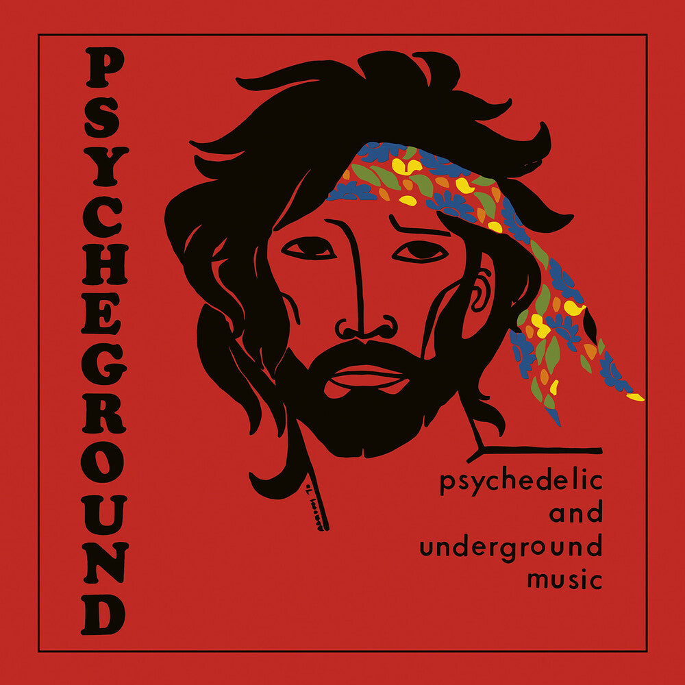 the album cover for Psycheground Group - Psychedelic & Underground Music (Red Vinyl) [Colored Vinyl]