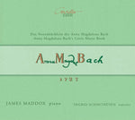 the album cover for J Bach .S. / Maddox / Schmithusen - Das Notenbuchlein Der (2pk)