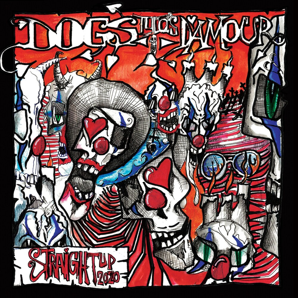 the album cover for Tyla's Dogs D'amour - Straight Up 2020 (Uk)