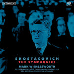 the album cover for Shostakovich / Wigglesworth - Symphonies (Box) (Hybr)