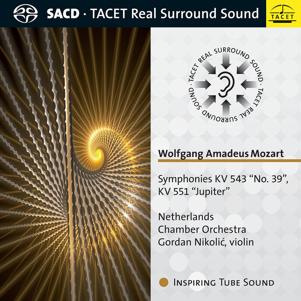 the album cover for Mozart / Netherlands Chamber Orch / Nikolic - Symphony 39