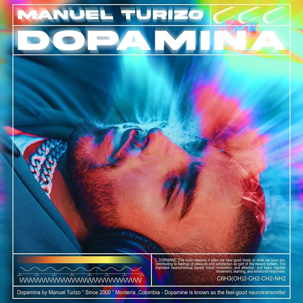 the album cover for Turizo, Manuel - Dopamina