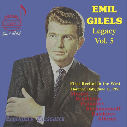 the album cover for Emil Gilels - Legacy 5