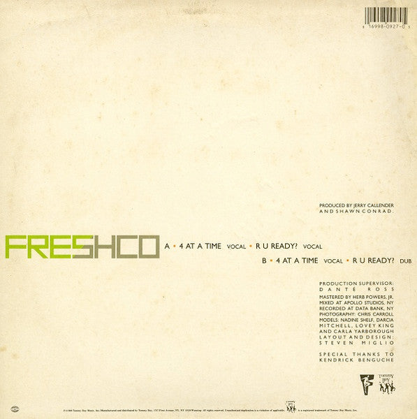 Freshco : 4 At A Time / R U Ready? (12", Promo)