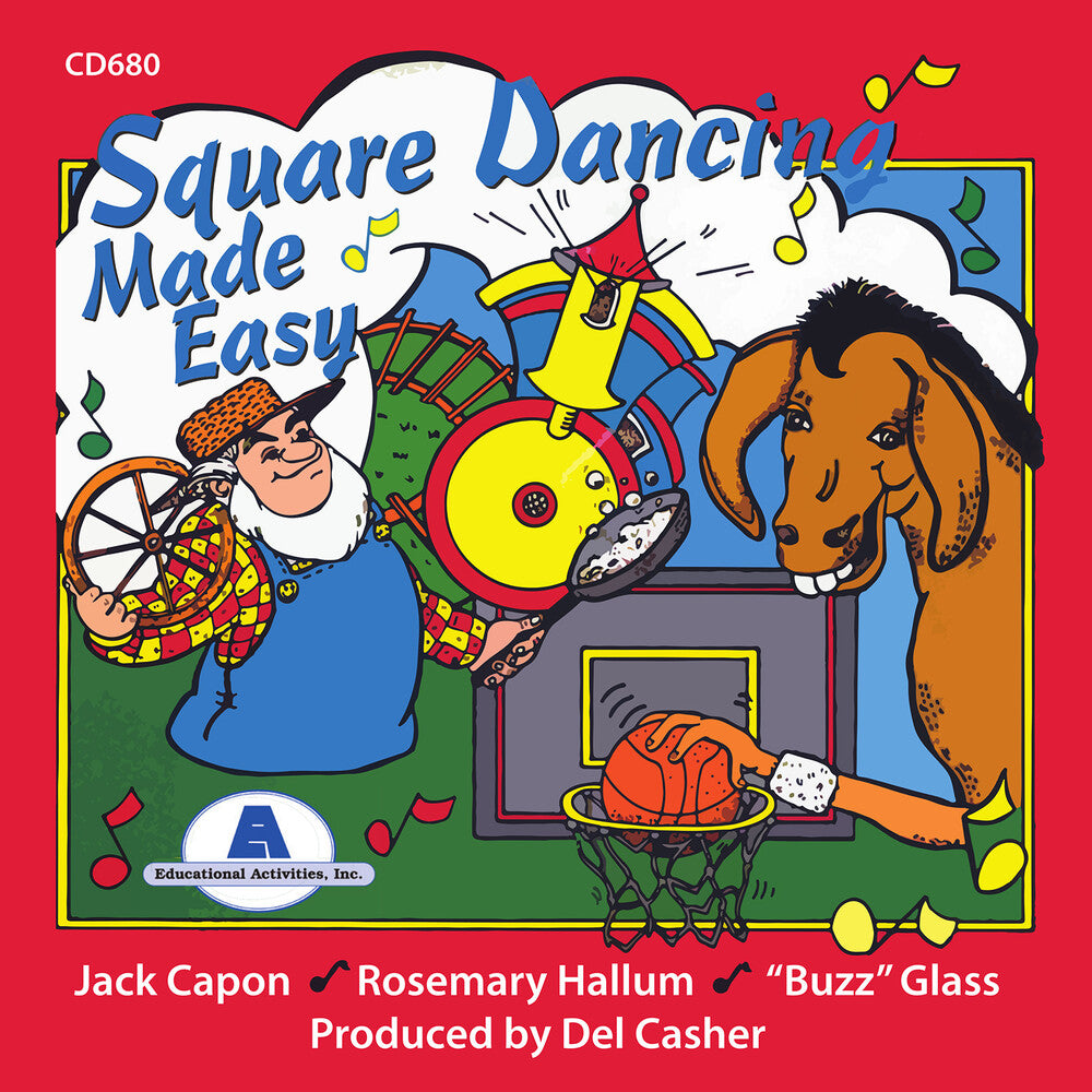 the album cover for Jack Capon/ Hallum,Rosemary - Square Dancing Made Easy