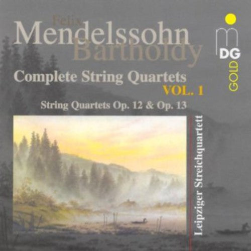 the album cover for F. MENDELSSOHN - String Quartets Ops 12 & 13