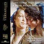 the album cover for Marais / Rignol / Wolfs - Deux Violes Esgales