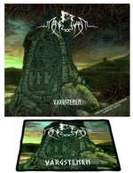 the album cover for Manegarm - Vargstenen (The Wolfstone) (O-Card + Patch)