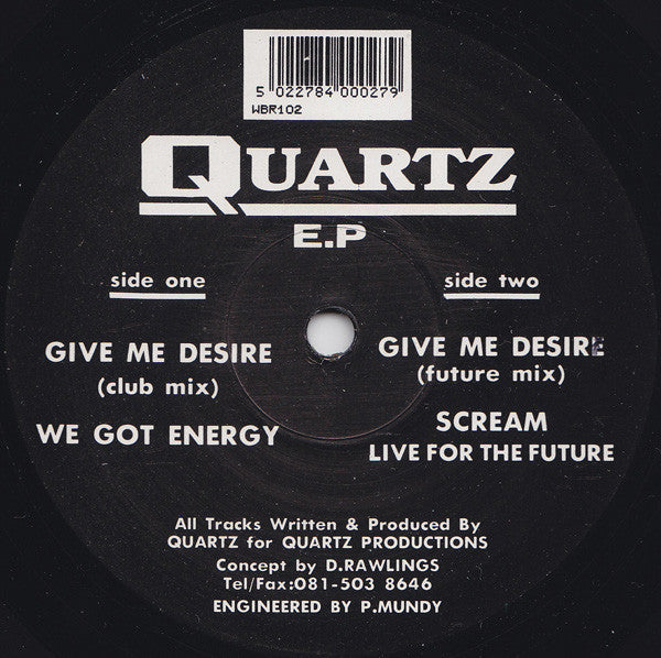 Quartz (2) : Quartz E.P. (12", EP)