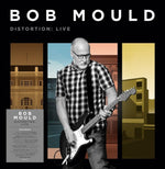 the album cover for Bob Mould - Distortion: Live [Indie Exclusive Limited Edition Signed 140-Gram Clear Splatter 8LP Box Set]