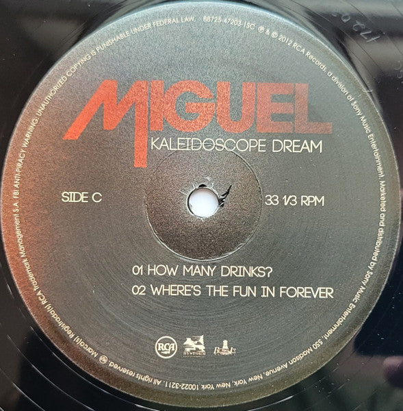 Miguel (67) : Kaleidoscope Dream (2xLP, Album)