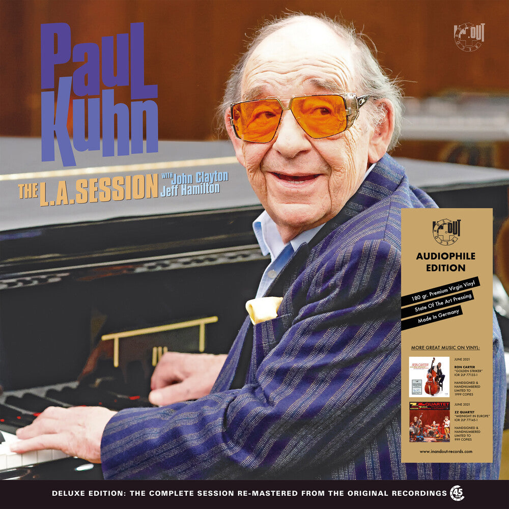 the album cover for Paul Kuhn/ Clayton,John / Hamilton,Jeff - L.A. Session [Deluxe]