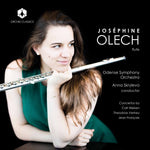 the album cover for Francaix / Olech / Skryleva - Flute Concertos