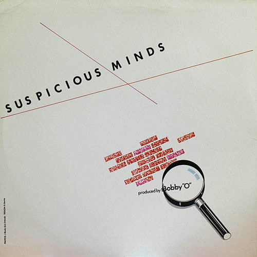 Bobby "O"* : Suspicious Minds (12")
