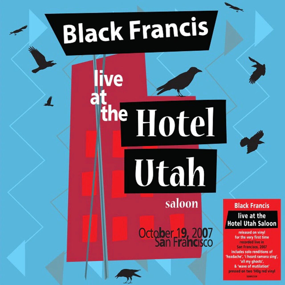 the album cover for Black Francis - Live At The Hotel Utah Saloon (Ofgv) (Red) (Uk)