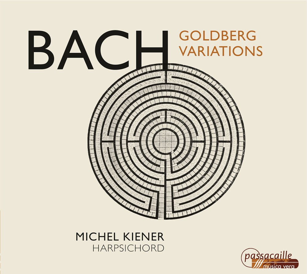 the album cover for Bach, J.S. / Kiener - Goldberg Variations