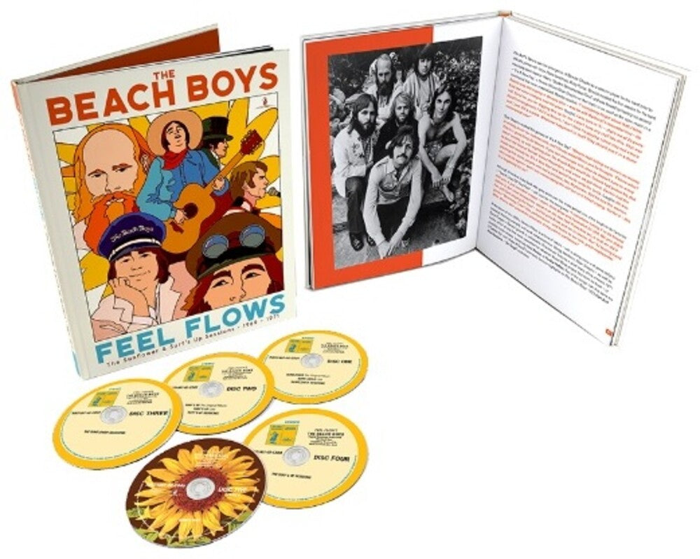 the album cover for The Beach Boys - Feel Flows: The Sunflower & Surf's Up Sessions 1969-1971 [5CD]