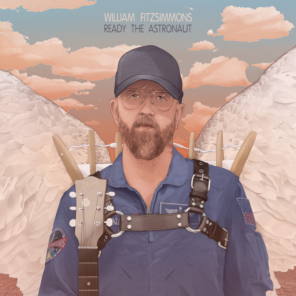 the album cover for William Fitzsimmons - Ready The Astronaut (Mod)