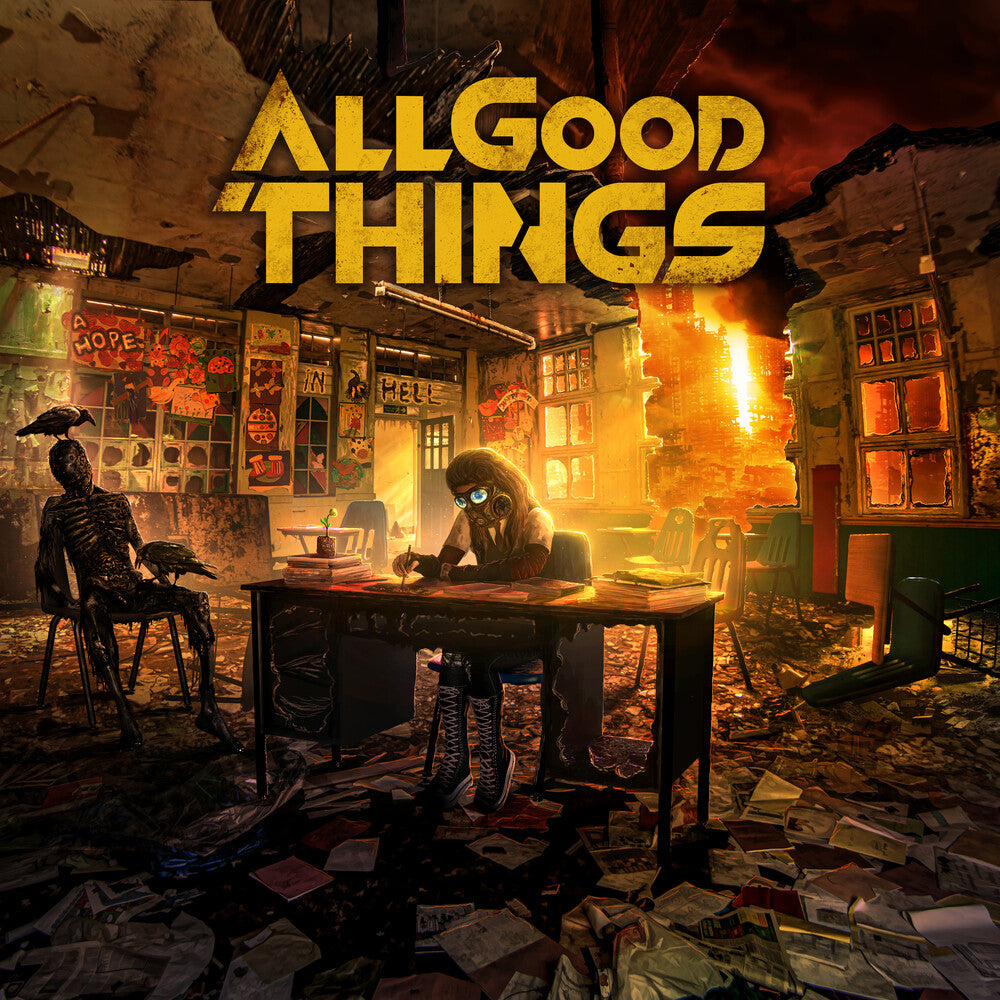 the album cover for All Good Things - A Hope In Hell [Translucent Orange & Black LP]