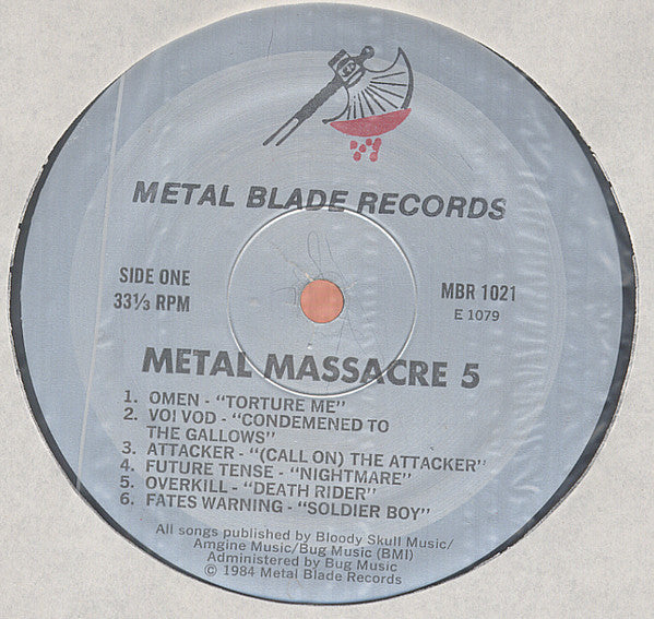 Various : Metal Massacre V (LP, Comp)