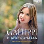 the album cover for Galuppi / Damiano - Piano Sonatas