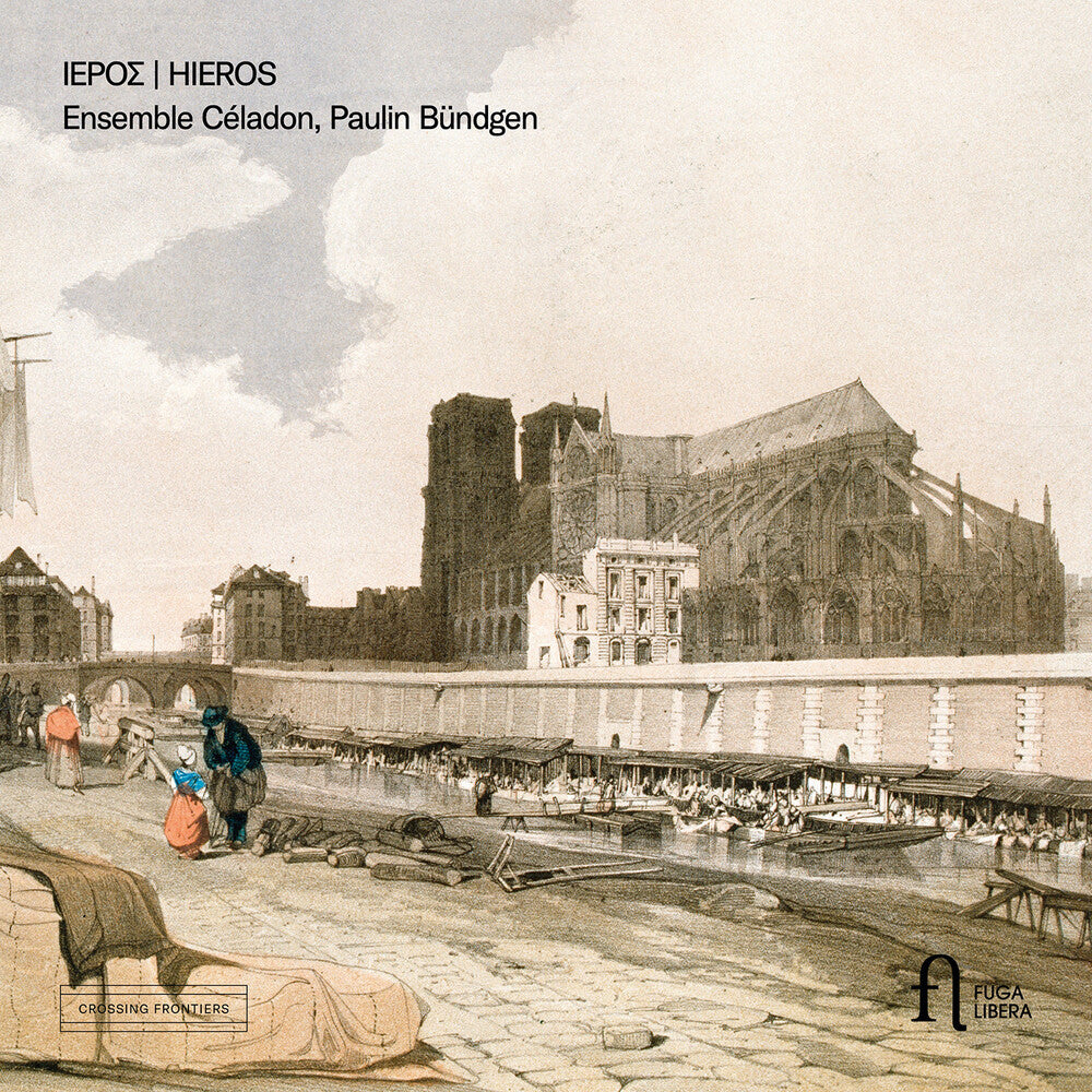 the album cover for Goude / Ensemble Celadon - Hieros