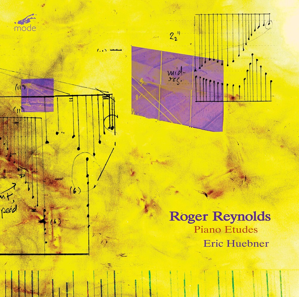 the album cover for Reynolds / Huebner - Piano Etudes