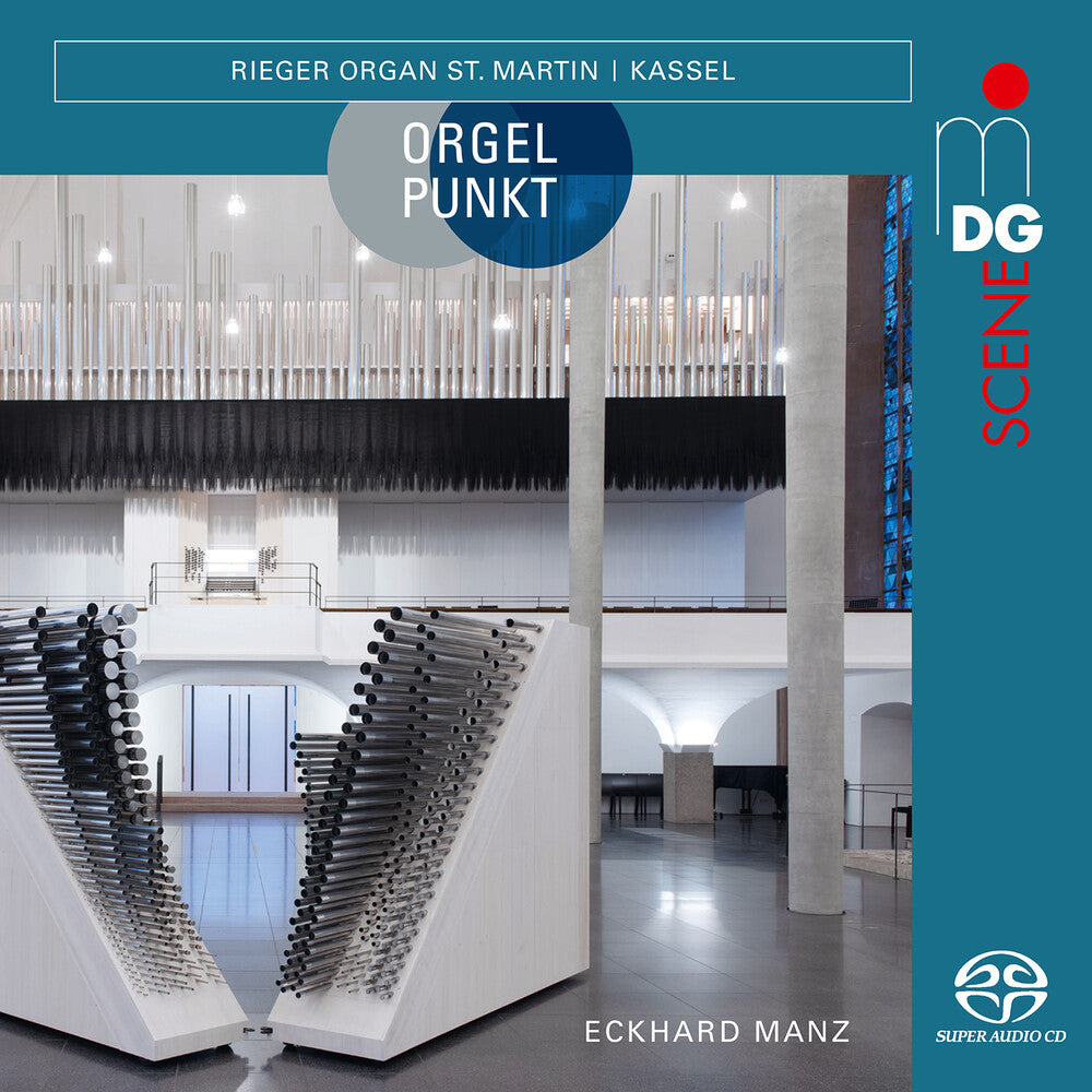 the album cover for J Bach .S. / Eckhard Manz - Orgelpunkt (Hybr)