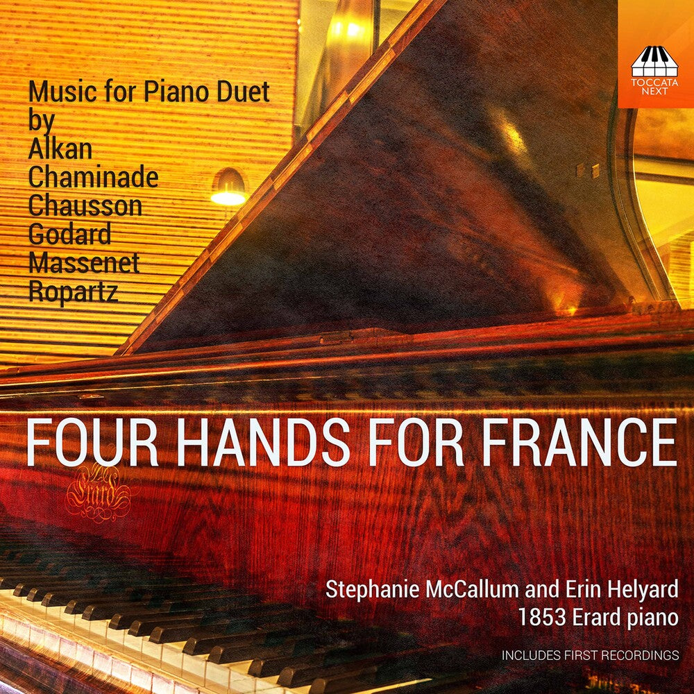 the album cover for Alkan / Mccallum / Helyard - Four Hands For France