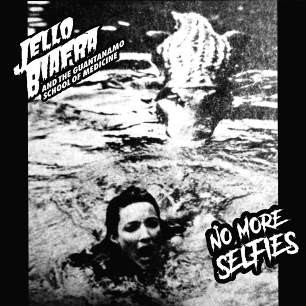 the album cover for Jello Biafra& The Guantanamo School Of Medicine - No More Selfies / Ghost Of Vince Lombardi