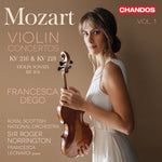the album cover for Mozart / Dego / Norrington - Violin Concertos 1