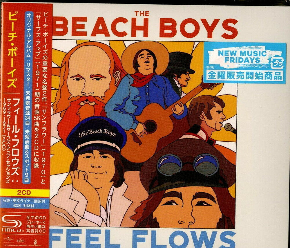 the album cover for The Beach Boys - Feel Flows: Sunflower & Surf's Up Sessions 1969-71
