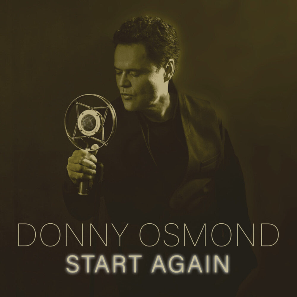 the album cover for Donny Osmond - Start Again