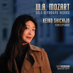 the album cover for Mozart / Shichijo - Solo Keyboard Works