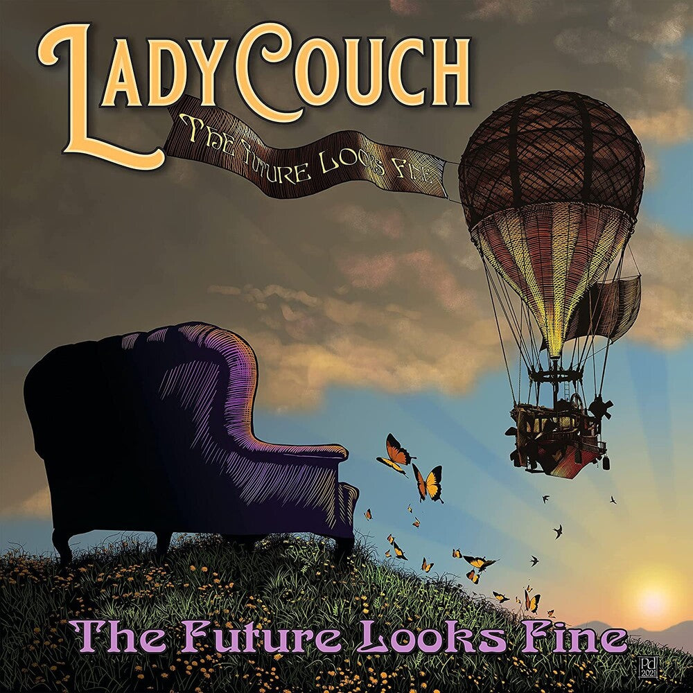the album cover for LadyCouch - Future Looks Fine (Blk) (Ofgv)