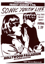 Sonic Youth Live Friday August 17th Hollywood Palladium