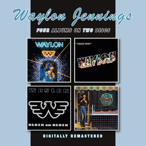 Waylon Jennings - Lo que se siembra se cosecha / El hombre de la música / Negro sobre negro / Waylon y compañía (CD)