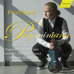 the album cover for Ernst / Sporcl - Paganiniana