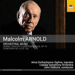 the album cover for Arnold / Liepaja Symphony Orchestra - Orchestral Music