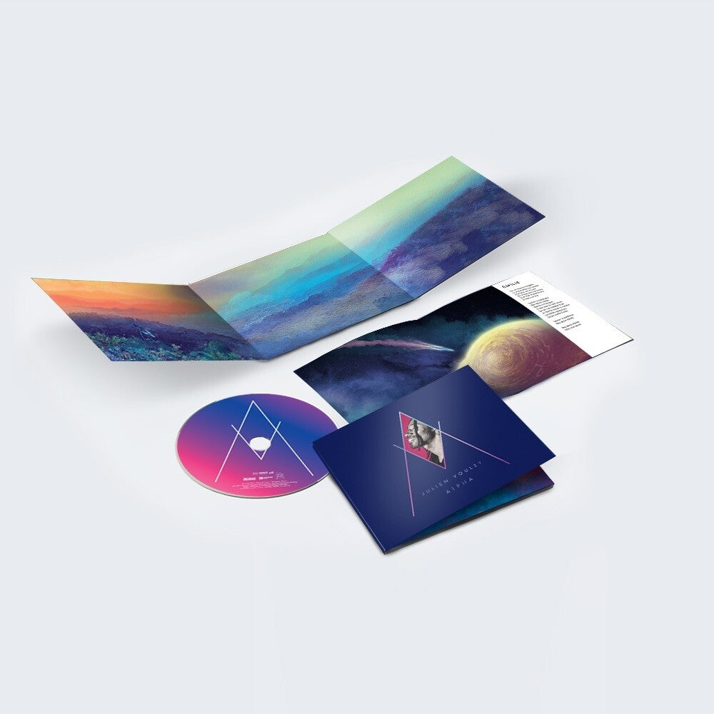 the album cover for Julien Voulzy - Alpha (Fra)