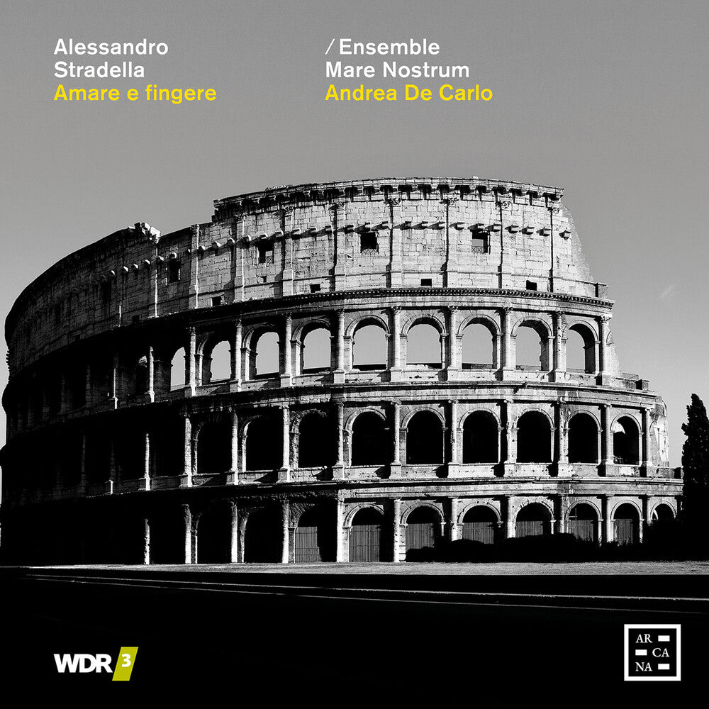 the album cover for Stradella / Ensemble Mare Nostrum - Amare E Fingere (2pk)