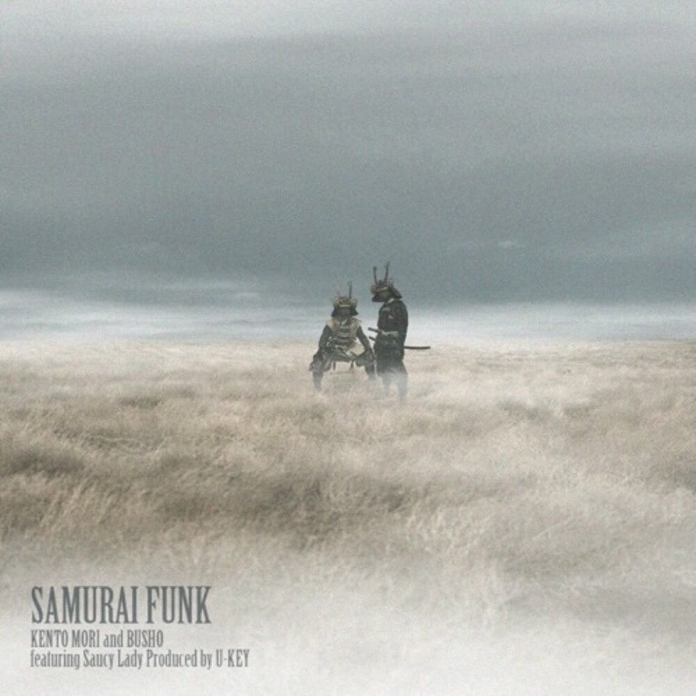 the album cover for Kento Mori & Busho - Samurai Funk (Featuring Saucy Lady)