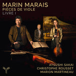 the album cover for Atsushi Sakai/ Rousset,Christophe - Marin Marais: Pieces De Viole - Livre I