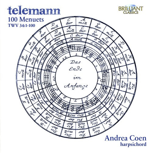 Andrea Coen - 100 Menuets TWV 34 1-100 (CD)