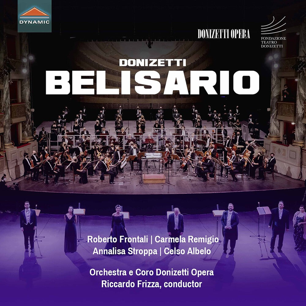 the album cover for Donizetti / Frizza / Coro Donizetti Opera - Belisario (2pk)