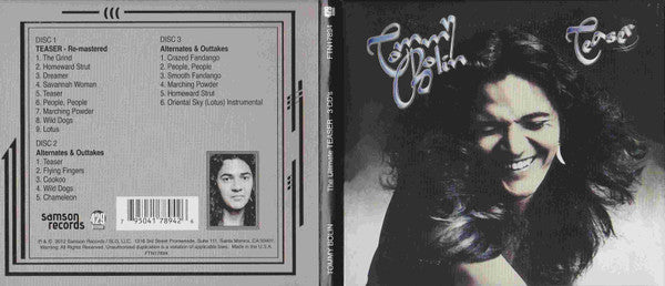 Tommy Bolin : The Ultimate Teaser (CD, Album, RE, RM + CD + CD)