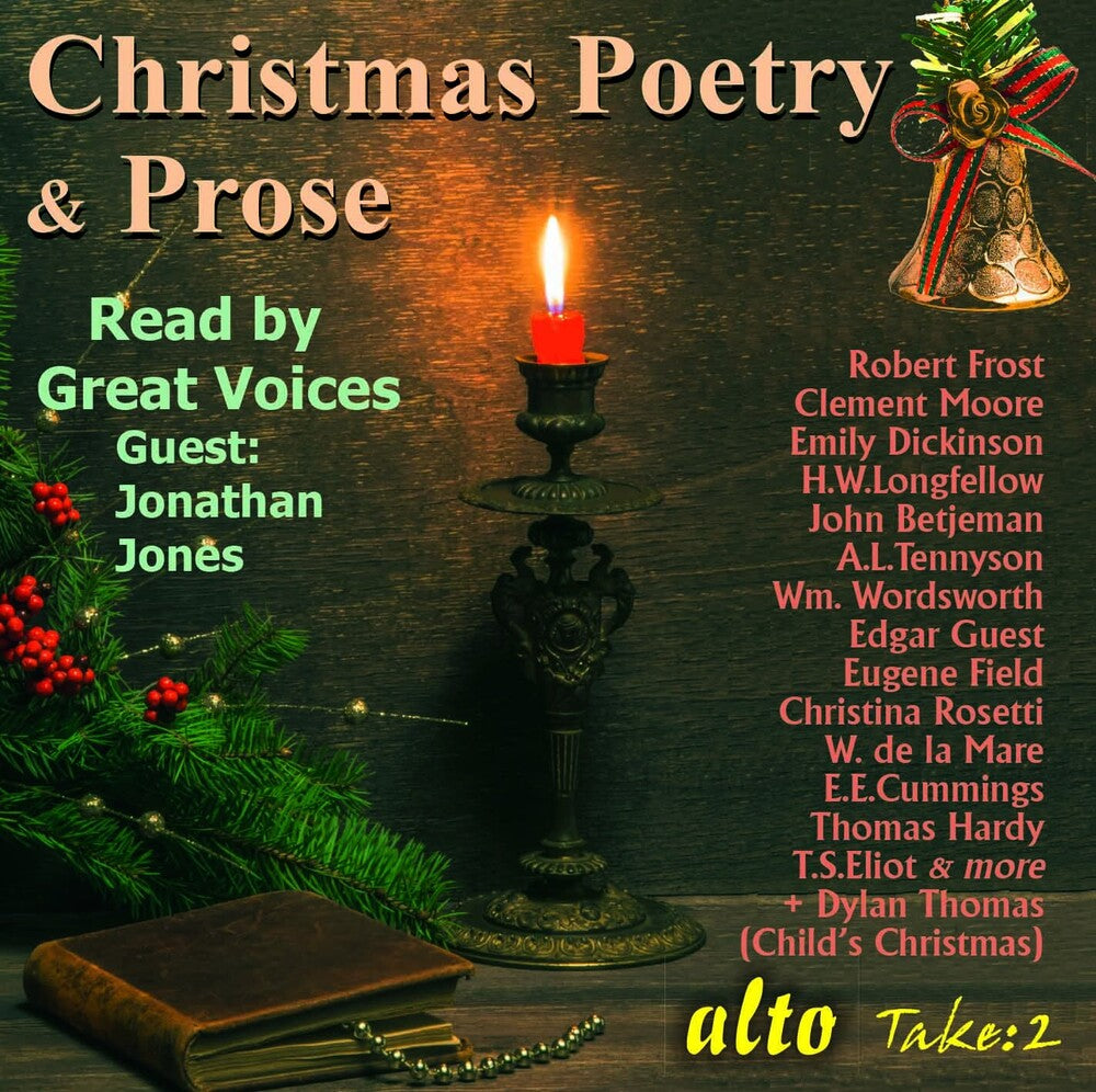 the album cover for Christmas Poetry & Prose - Read By Great Voices - Christmas Poetry & Prose - Read By Great Voices