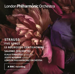 the album cover for Jessye Norman - Tennstedt conducts Strauss featuring Jessye Norman