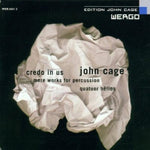 the album cover for Quatuor Helios - Credo in Us / Imaginary Landscapes 1 & 3 / Inlets