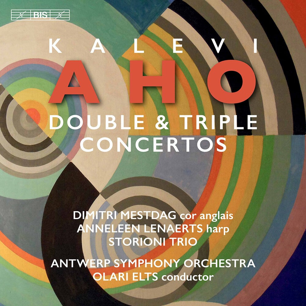 the album cover for Aho / Antwerp Symphony Orch / Elts - Double & Triple Concertos
